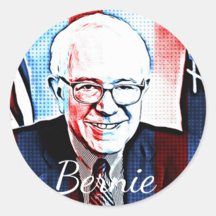 Bernie Sanders unterstützt Aufkleber für digitale 