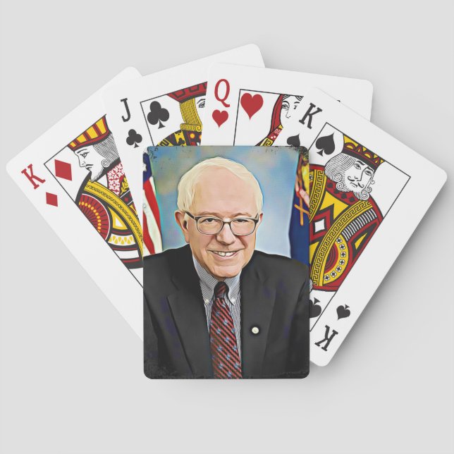 Bernie Sanders unterstützt Karten für digitale Kun Spielkarten (Rückseite)