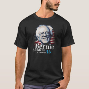 Bernie-Sandpapierschleifmaschine-Flagge T-Shirt