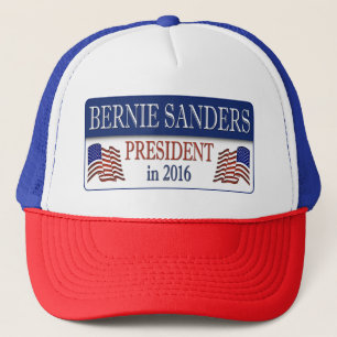 Bernie-Sandpapierschleifmaschine-Präsident 2016 Truckerkappe