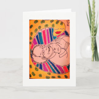 Bernie-Sandpapierschleifmaschinegrußkarte (freier Karte