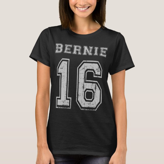 Bernie-Sandpapierschleifmaschinen 2016 Vintag T-Shirt (Vorderseite)