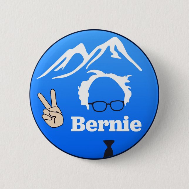 Bernie-Sandpapierschleifmaschinen - Berge Button (Vorderseite)
