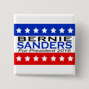 Bernie-Sandpapierschleifmaschinen für Präsidente Button