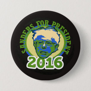 Bernie-Sandpapierschleifmaschinen für Präsidente Button