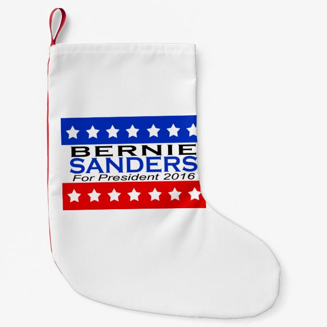Bernie-Sandpapierschleifmaschinen für Präsidenten Kleiner Weihnachtsstrumpf (Vorderseite)