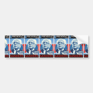 Bernie-Sandpapierschleifmaschinen im Jahre 2016 Autoaufkleber