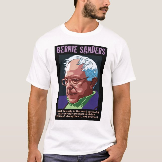 Bernie-Sandpapierschleifmaschinen T-Shirt (Vorderseite)