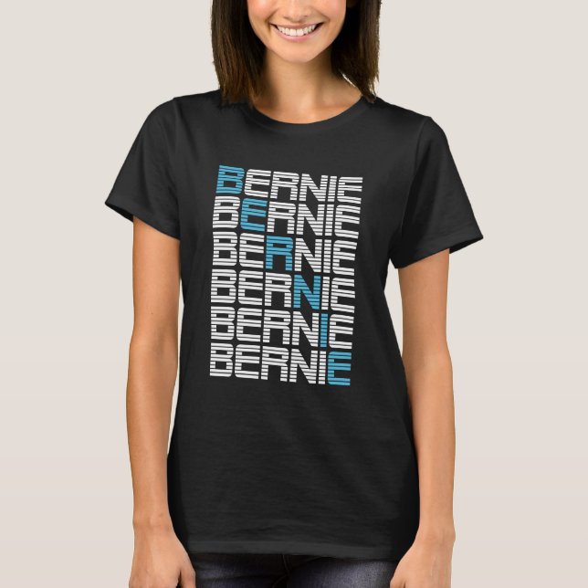 BERNIE-Sandpapierschleifmaschinen textStacks T-Shirt (Vorderseite)
