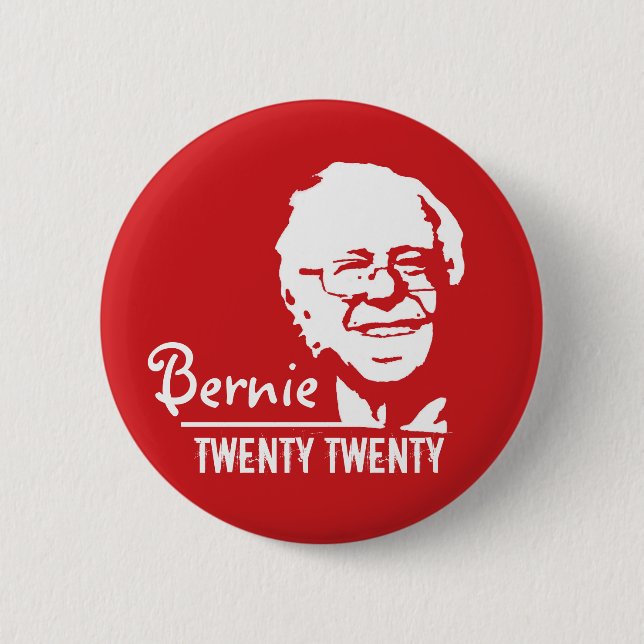 Bernie-Sandpapierschleifmaschinen zwanzig zwanzig Button (Vorderseite)