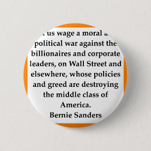 Bernie-Sandpapierschleifmaschinezitat Button