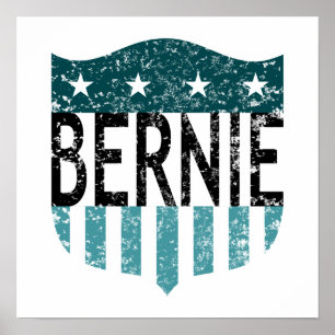 BERNIE Sterne und Streifen Poster