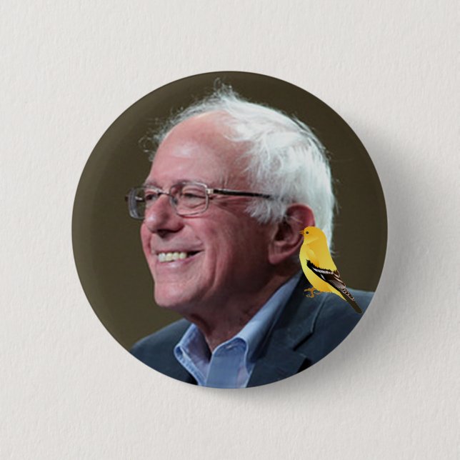 Bernie und Bird Button (Vorderseite)