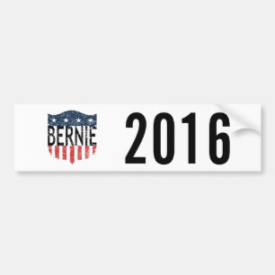 BERNIE US Flagge Autoaufkleber