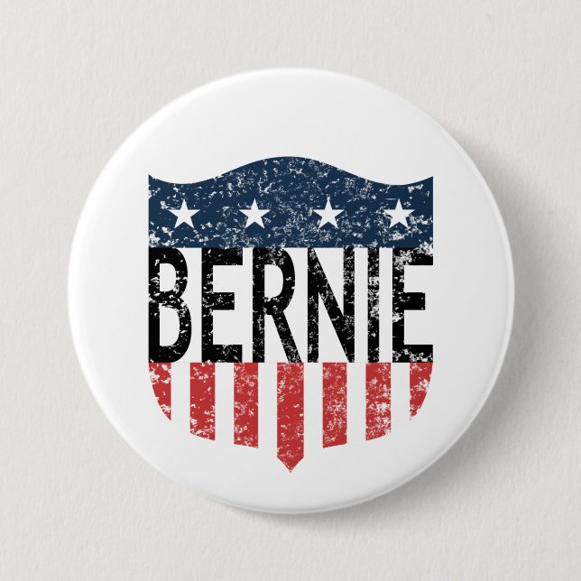BERNIE US Flagge Button (Vorderseite)
