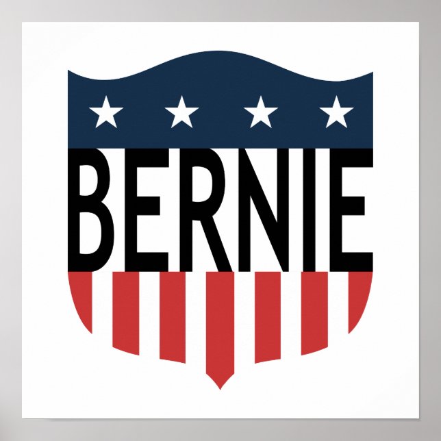 BERNIE US Flagge Poster (Vorne)