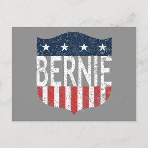 BERNIE US Flagge Postkarte
