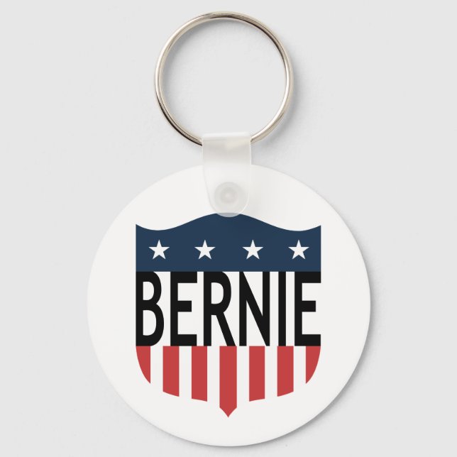 BERNIE US Flagge Schlüsselanhänger (Vorderseite)