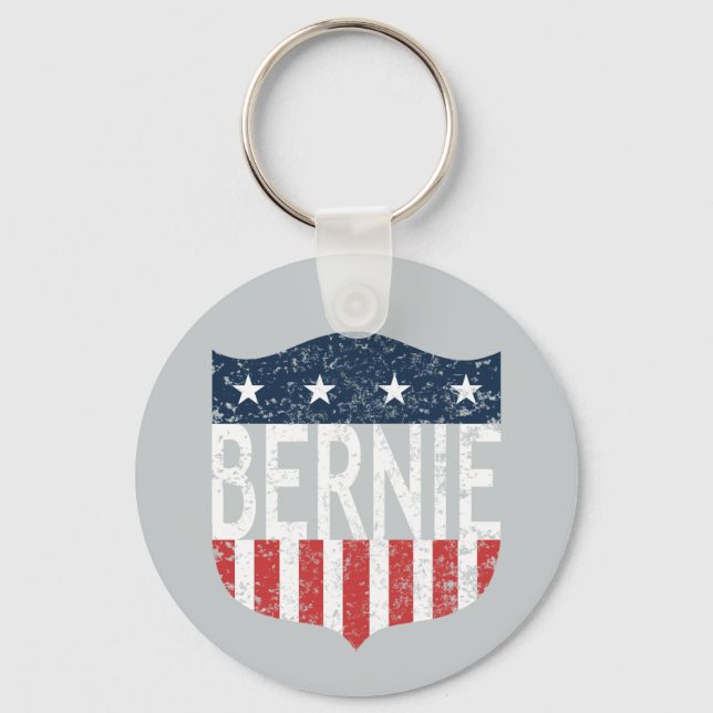 BERNIE US Flagge Schlüsselanhänger (Vorderseite)