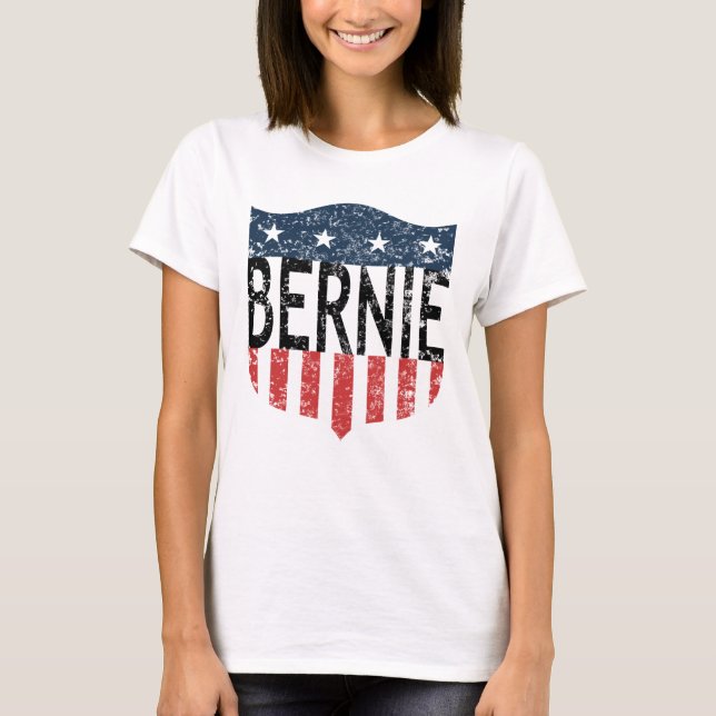 BERNIE US Flagge T-Shirt (Vorderseite)