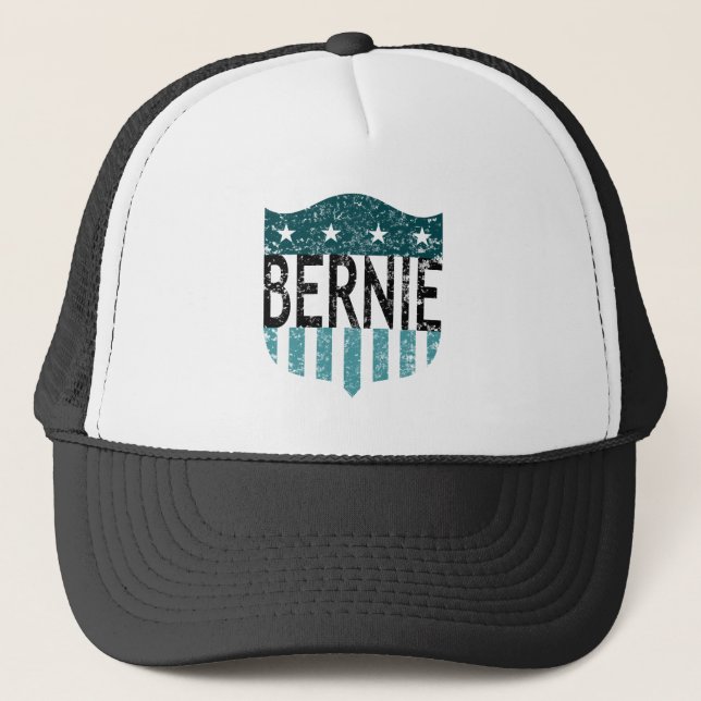 BERNIE US Flagge Truckerkappe (Vorderseite)