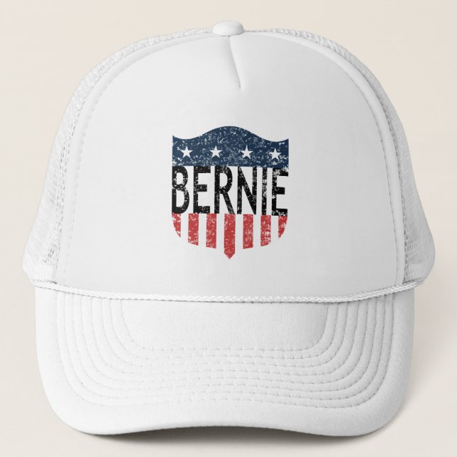BERNIE US Flagge Truckerkappe (Vorderseite)