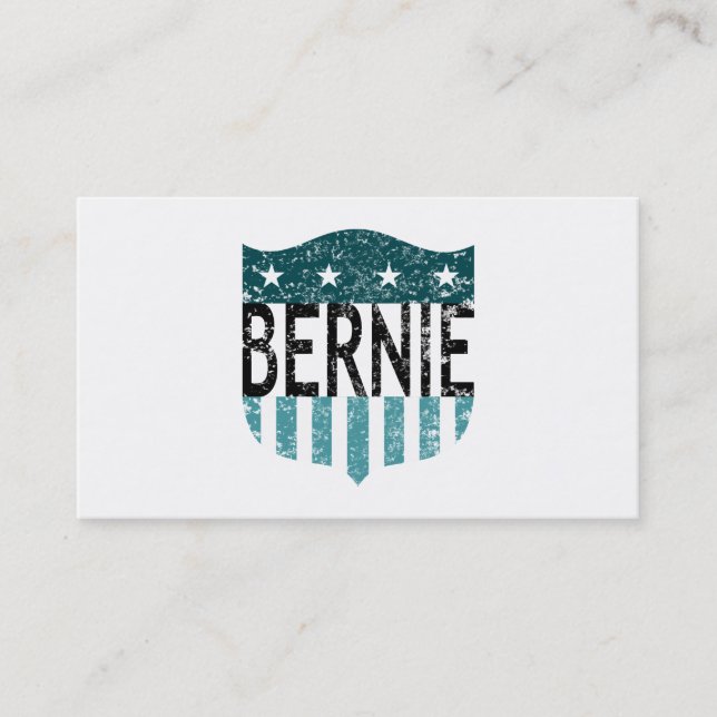 BERNIE US Flagge Visitenkarte (Vorderseite)