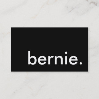 Bernie. Visitenkarte
