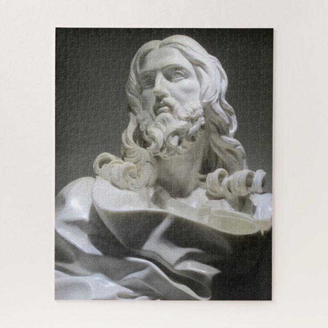 Bernini Jesus Skulptur Rom Italien Puzzle (Vertikal)