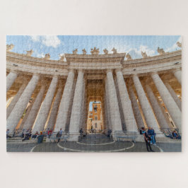 Bernini Kolonnade, St. Peter Platz, Rom, Italien Puzzle