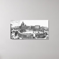 Berninis ursprünglicher Plan für den Petersplatz