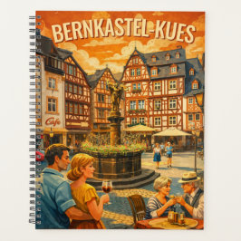 Bernkastel-Kues Germany Vintage Travel Art Planer