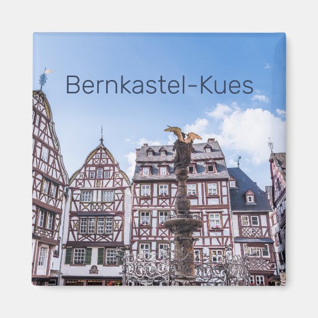 Bernkastel-Kues Historische Fassaden Deutschland S Magnet (Vorne)