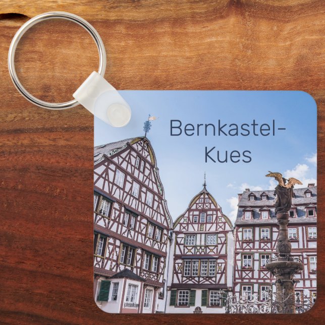 Bernkastel-Kues Historische Fassaden Deutschland S Schlüsselanhänger (Vorderseite)