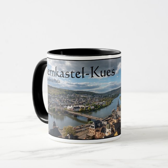Bernkastel-Kues Souvenir Tasse (Vorderseite Links)