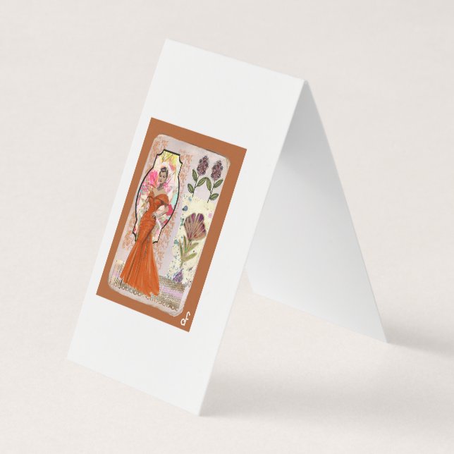 Bernstein Eleganz Visitenkarten (Vorderseite)