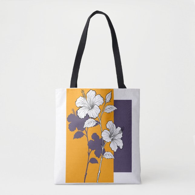 Bernstein-Garten-Kontrast-Tasche (Vorderseite)