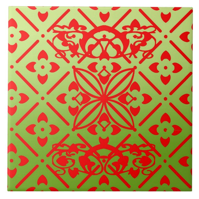 Bernstein-Muster Trivet! Fliese (Vorderseite)