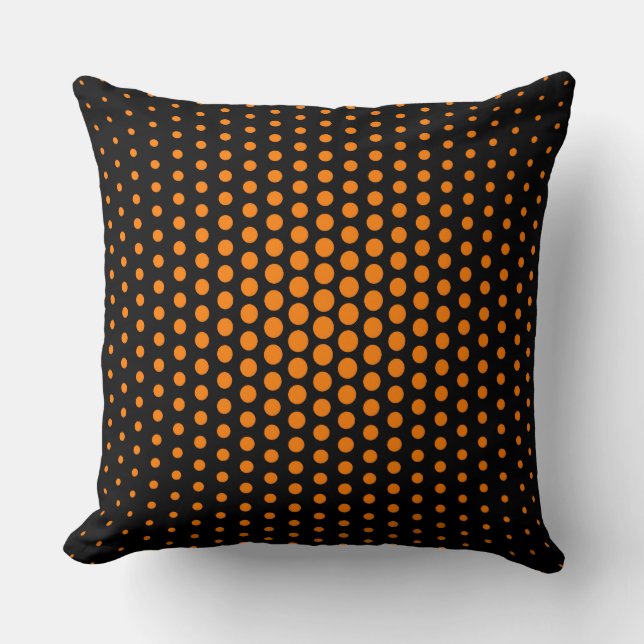 Bernstein (SAE-ECE) Techno Dots Modern Black Kissen (Vorderseite)