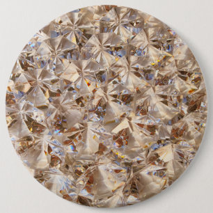 Bernsteinfarbige Eis-Art Button