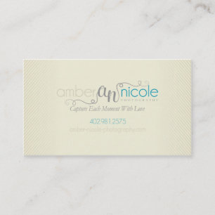 Bernsteinfarbige Gewohnheit Nicole-Fotografie-  Visitenkarte