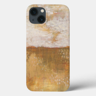 Bernsteinfarbiger Horizont-abstrakter Druck iPhone 13 Hülle