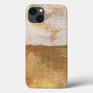 Bernsteinfarbiger Horizont-abstrakter Druck iPhone 13 Hülle