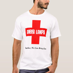 Bernsteinfarbiger Lampen-T - Shirt
