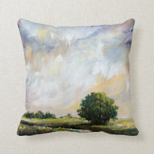 Bernsteinfarbiges Glühen II Kissen