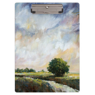 Bernsteinfarbiges Glühen II Klemmbrett