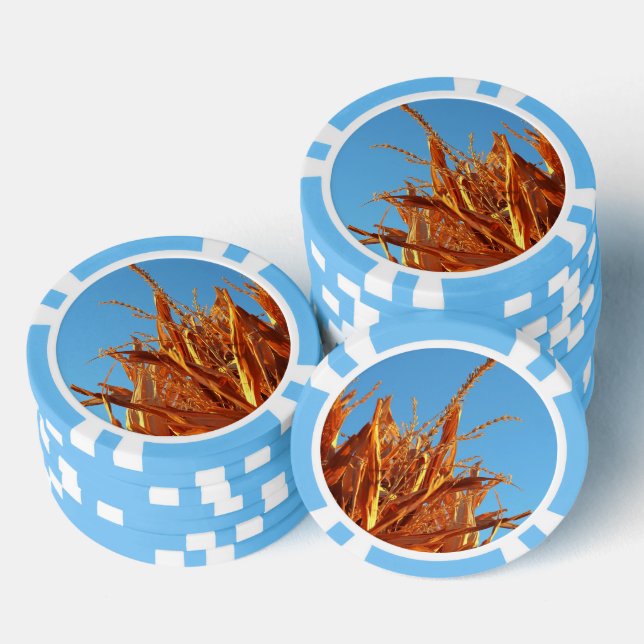 Bernsteinwellen  pokerchips (Stapel)