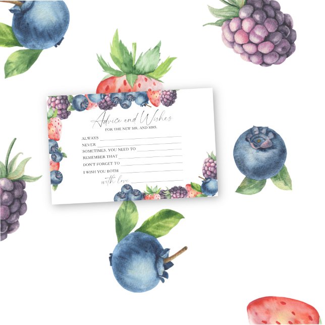 Berries - Brautparty Beratung und Wünsche Briefpapier (Von Creator hochgeladen)