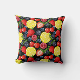 Berries & Citrus Slices Kissen