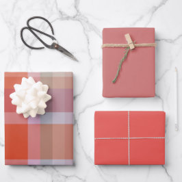 Berries & Melon Wrapping Paper Flat Sheet Set of 3 Geschenkpapier Set